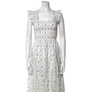 Hill House Nap Dress Trellis Print worn once